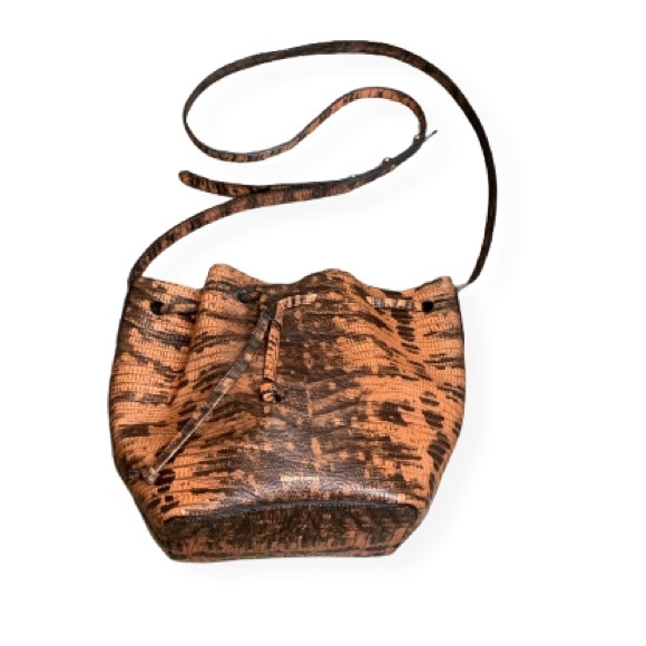 Rachael Ruddick Handbags - Rachael Ruddick Leather Beach Bucket Bag Snake